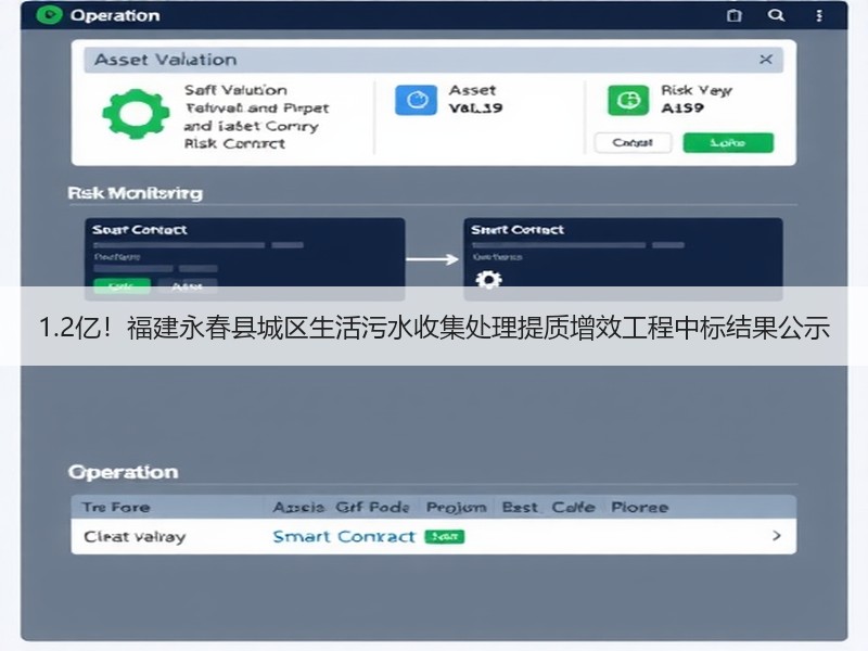 1.2亿！福建永春县城区生活污水收集处理提质增效工程中标结果公示