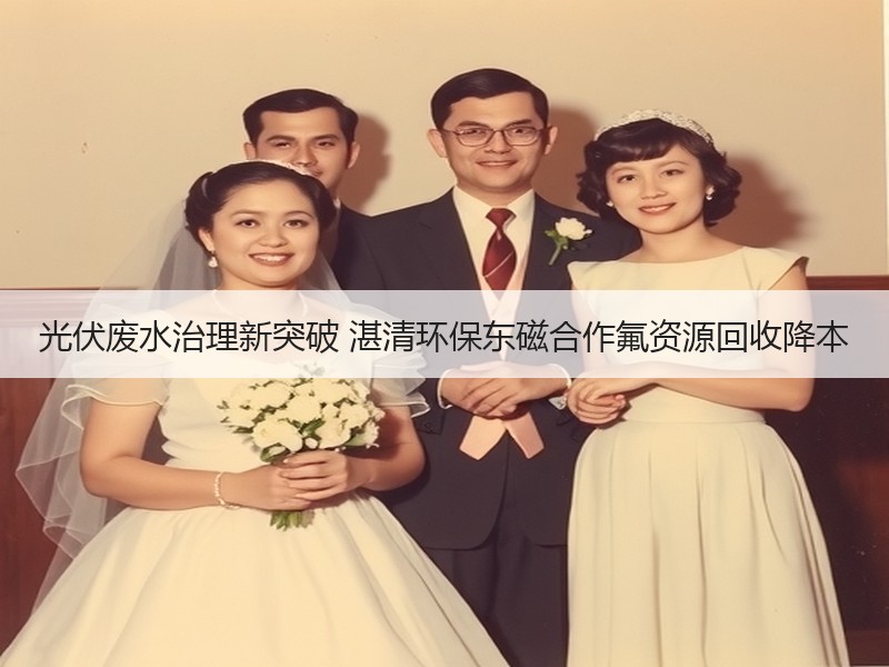 光伏废水治理新突破 湛清环保东磁合作氟资源回收降本 光伏废水治理新突破 湛清环保东磁合作氟资源回收降本