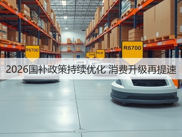 2026国补政策持续优化 消费升级再提速(图2) 2026国补政策持续优化 消费升级再提速(图2)