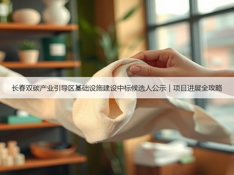 长春双碳产业引导区基础设施建设中标候选人公示｜项目进展全攻略
