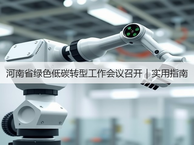 河南省绿色低碳转型工作会议召开|实用指南(图3) 河南省绿色低碳转型工作会议召开|实用指南(图3)