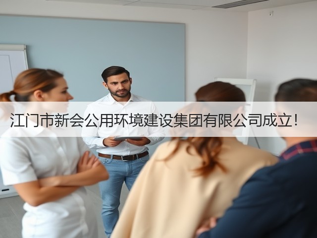 江门市新会公用环境建设集团有限公司成立！(图3)