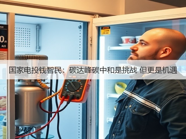 国家电投钱智民：碳达峰碳中和是挑战 但更是机遇(图1)
