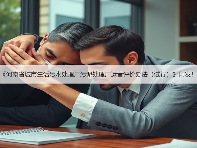 《河南省城市生活污水处理厂污泥处理厂运营评价办法(试行)》印发!(图1) 《河南省城市生活污水处理厂污泥处理厂运营评价办法(试行)》印发!(图1)