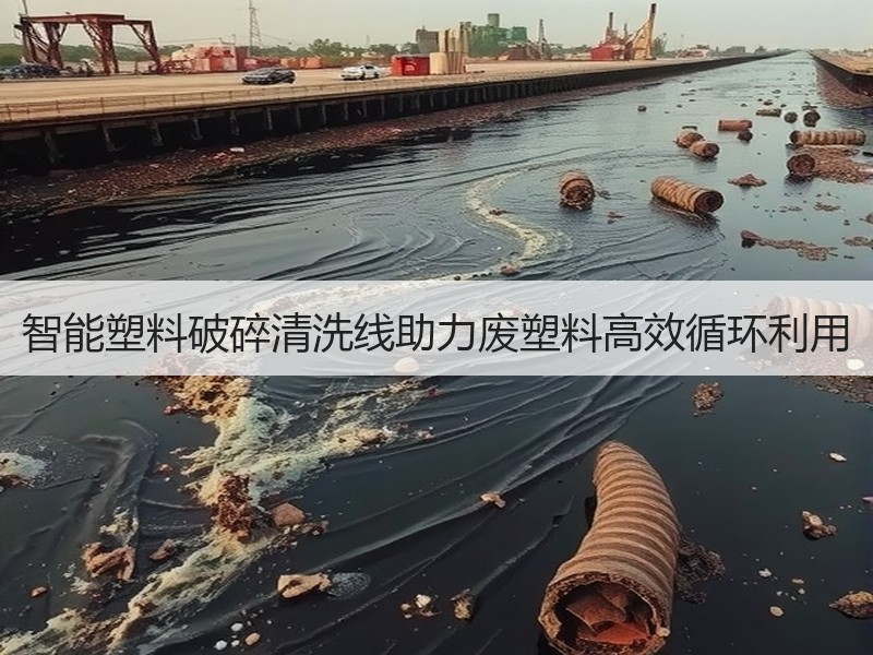 智能塑料破碎清洗线助力废塑料高效循环利用