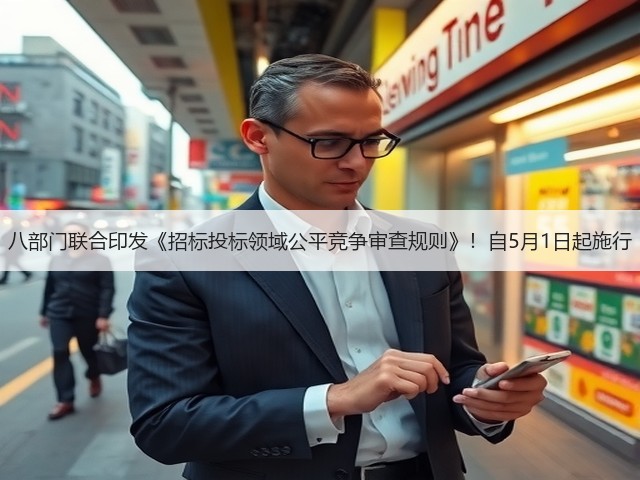八部门联合印发《招标投标领域公平竞争审查规则》!自5月1日起施行(图1) 八部门联合印发《招标投标领域公平竞争审查规则》!自5月1日起施行(图1)