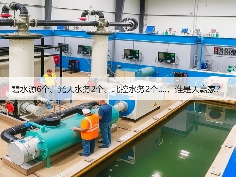 碧水源6个、光大水务2个、北控水务2个....，谁是大赢家？