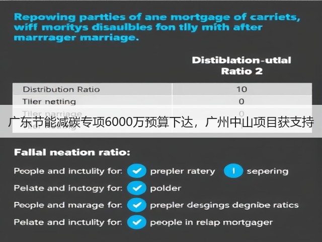 广东节能减碳专项6000万预算下达，广州中山项目获支持(图1)
