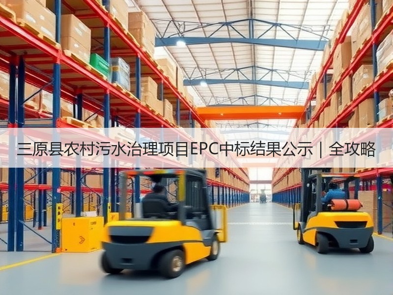 三原县农村污水治理项目EPC中标结果公示|全攻略 三原县农村污水治理项目EPC中标结果公示|全攻略