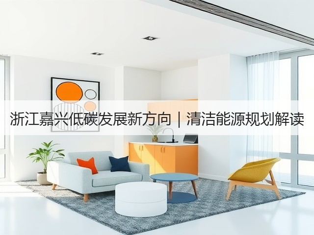 浙江嘉兴低碳发展新方向|清洁能源规划解读(图1) 浙江嘉兴低碳发展新方向|清洁能源规划解读(图1)