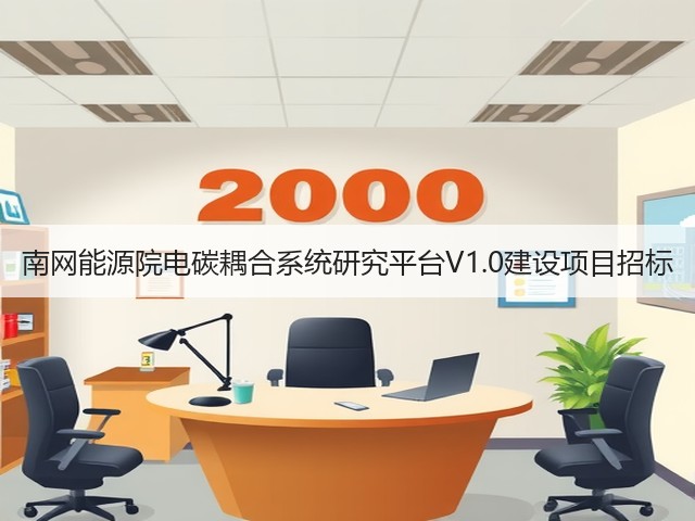 南网能源院电碳耦合系统研究平台V1.0建设项目招标(图1)