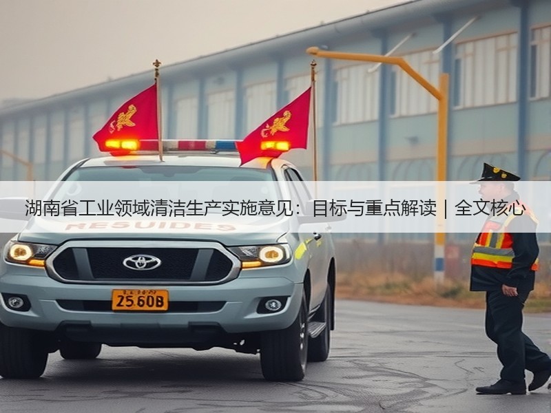 湖南省工业领域清洁生产实施意见:目标与重点解读|全文核心 湖南省工业领域清洁生产实施意见:目标与重点解读|全文核心