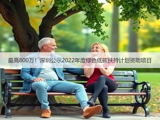 最高800万!深圳公示2022年度绿色低碳扶持计划资助项目(图2) 最高800万!深圳公示2022年度绿色低碳扶持计划资助项目(图2)