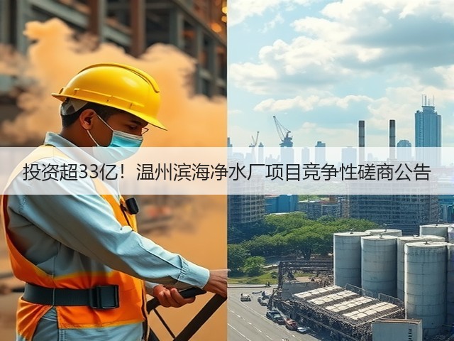 投资超33亿!温州滨海净水厂项目竞争性磋商公告(图1) 投资超33亿!温州滨海净水厂项目竞争性磋商公告(图1)