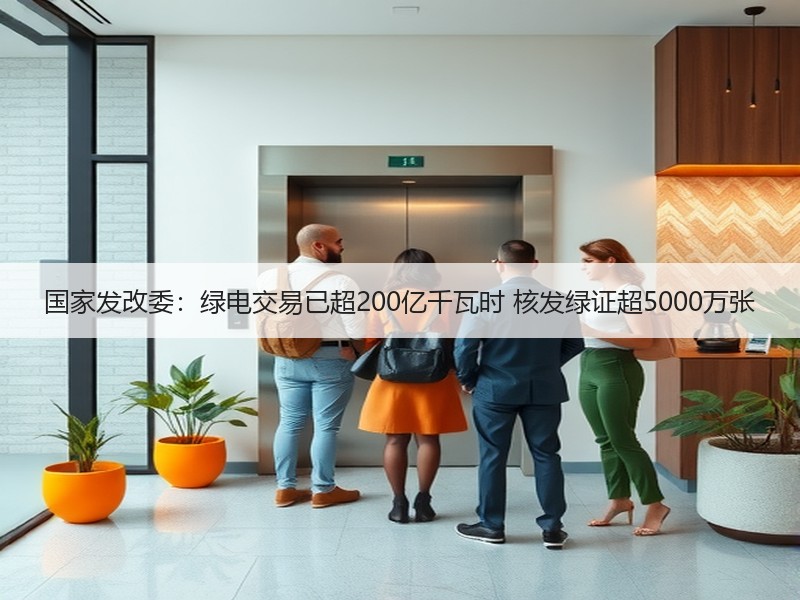 国家发改委：绿电交易已超200亿千瓦时 核发绿证超5000万张