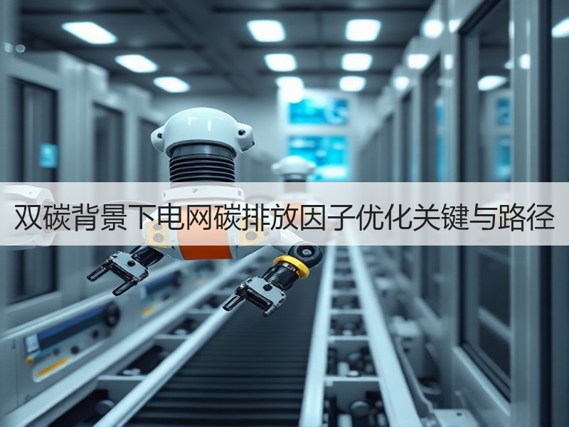 双碳背景下电网碳排放因子优化关键与路径 双碳背景下电网碳排放因子优化关键与路径