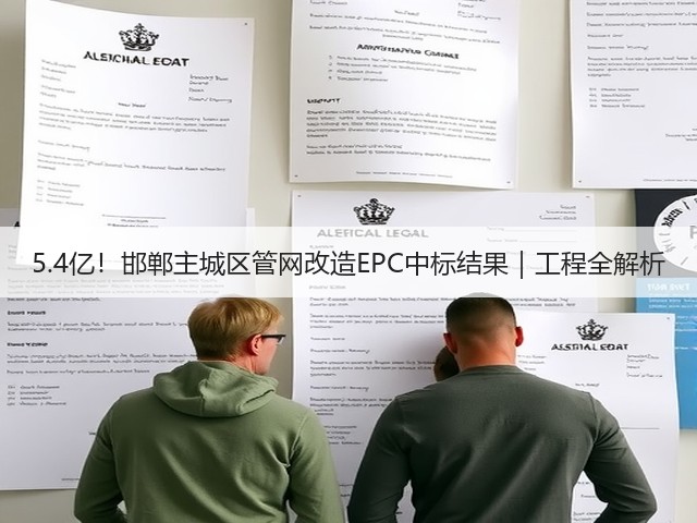 5.4亿！邯郸主城区管网改造EPC中标结果｜工程全解析(图3)