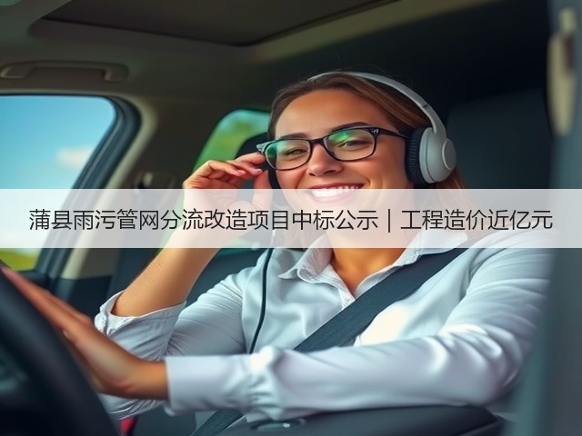 蒲县雨污管网分流改造项目中标公示|工程造价近亿元(图3) 蒲县雨污管网分流改造项目中标公示|工程造价近亿元(图3)