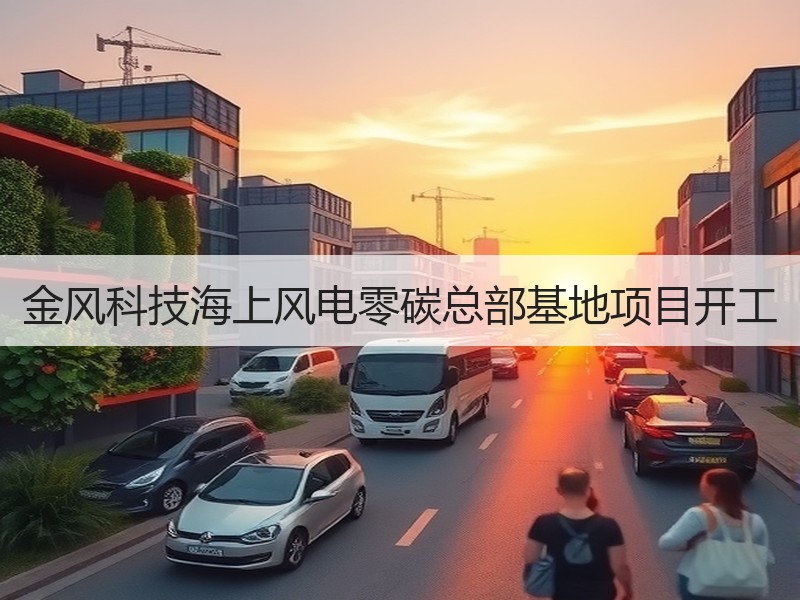 金风科技海上风电零碳总部基地项目开工