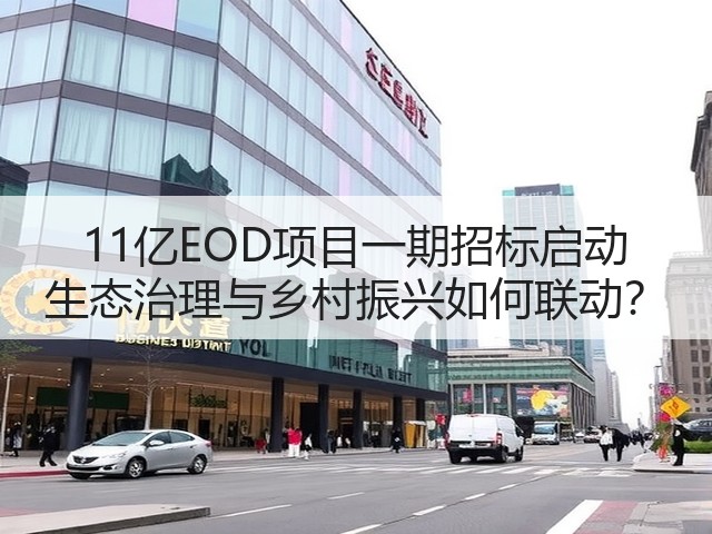 11亿EOD项目一期招标启动 生态治理与乡村振兴如何联动?(图1) 11亿EOD项目一期招标启动 生态治理与乡村振兴如何联动?(图1)