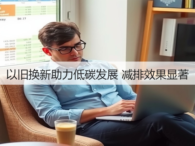 以旧换新助力低碳发展 减排效果显著