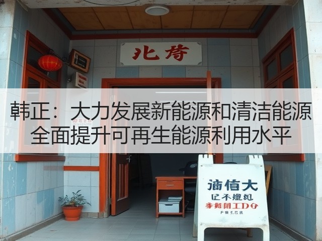 韩正:大力发展新能源和清洁能源 全面提升可再生能源利用水平(图1) 韩正:大力发展新能源和清洁能源 全面提升可再生能源利用水平(图1)