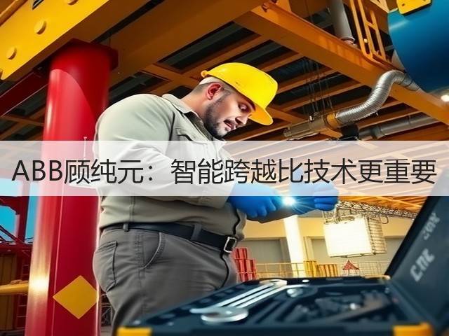 ABB顾纯元:智能跨越比技术更重要(图1) ABB顾纯元:智能跨越比技术更重要(图1)