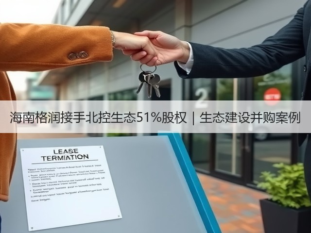 海南格润接手北控生态51%股权|生态建设并购案例(图3) 海南格润接手北控生态51%股权|生态建设并购案例(图3)