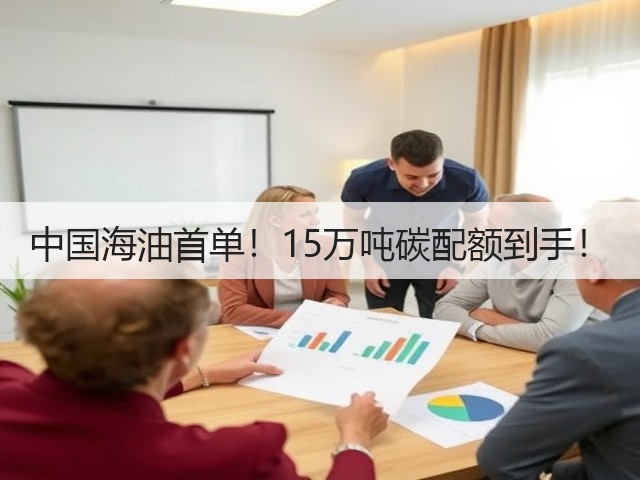 中国海油首单!15万吨碳配额到手!(图2) 中国海油首单!15万吨碳配额到手!(图2)