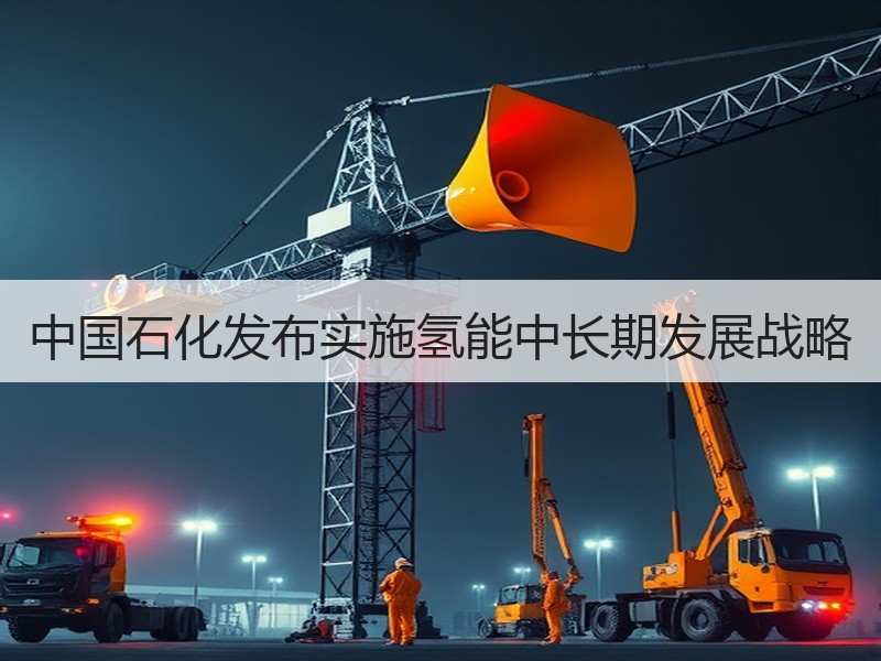 中国石化发布实施氢能中长期发展战略