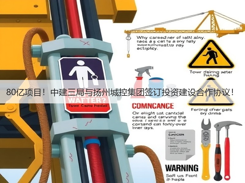 80亿项目！中建三局与扬州城控集团签订投资建设合作协议！