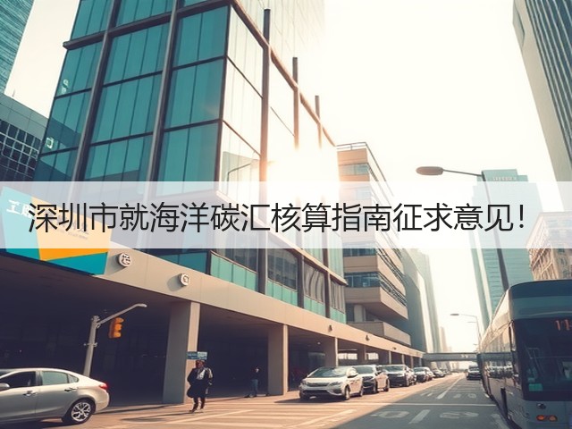 深圳市就海洋碳汇核算指南征求意见！(图1)