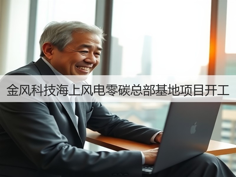 金风科技海上风电零碳总部基地项目开工