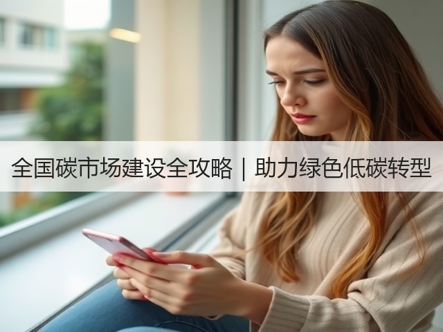 全国碳市场建设全攻略|助力绿色低碳转型(图1) 全国碳市场建设全攻略|助力绿色低碳转型(图1)