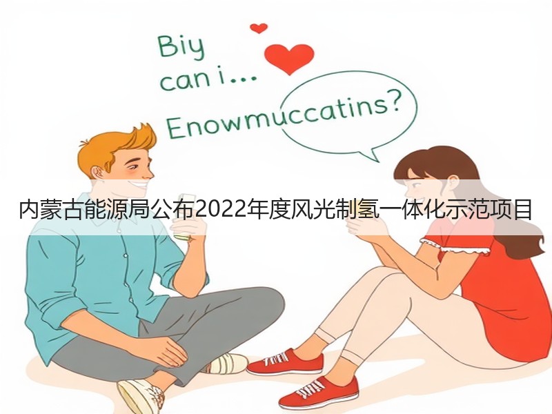 内蒙古能源局公布2022年度风光制氢一体化示范项目