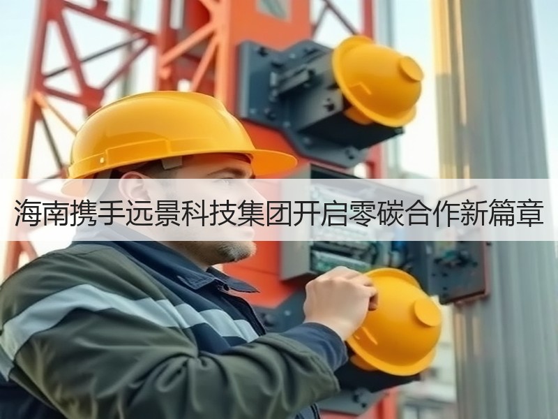 海南携手远景科技集团开启零碳合作新篇章 海南携手远景科技集团开启零碳合作新篇章