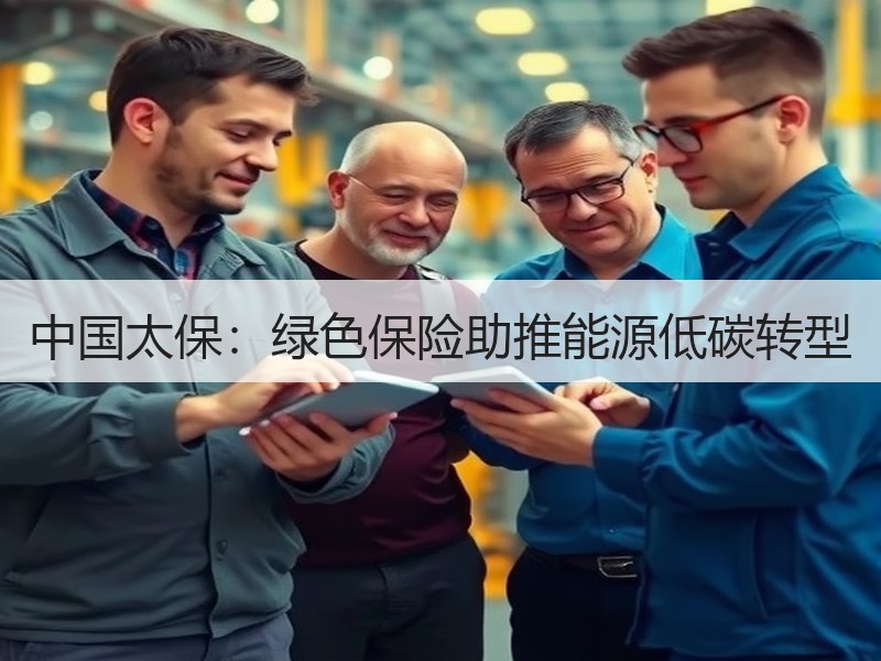 中国太保：绿色保险助推能源低碳转型