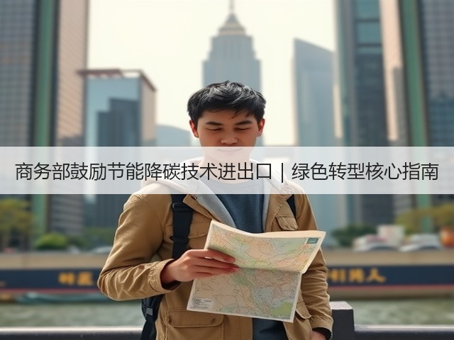 商务部鼓励节能降碳技术进出口|绿色转型核心指南(图2) 商务部鼓励节能降碳技术进出口|绿色转型核心指南(图2)