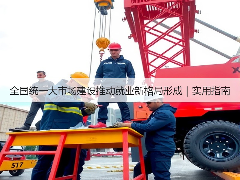 全国统一大市场建设推动就业新格局形成｜实用指南