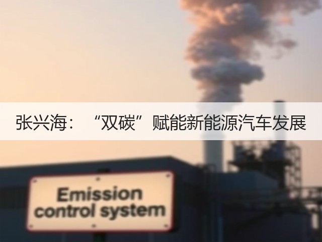 张兴海：“双碳”赋能新能源汽车发展(图1)
