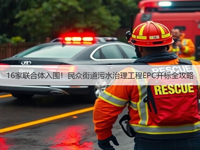 16家联合体入围!民众街道污水治理工程EPC开标全攻略(图1) 16家联合体入围!民众街道污水治理工程EPC开标全攻略(图1)