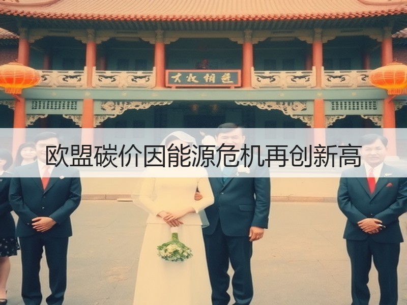 欧盟碳价因能源危机再创新高