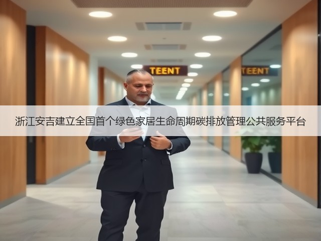 浙江安吉建立全国首个绿色家居生命周期碳排放管理公共服务平台(图1) 浙江安吉建立全国首个绿色家居生命周期碳排放管理公共服务平台(图1)