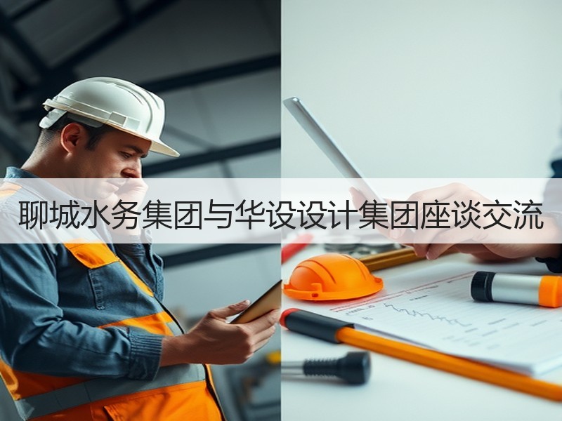 聊城水务集团与华设设计集团座谈交流