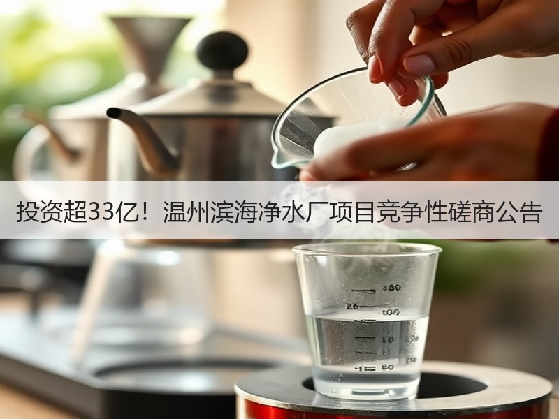 投资超33亿！温州滨海净水厂项目竞争性磋商公告