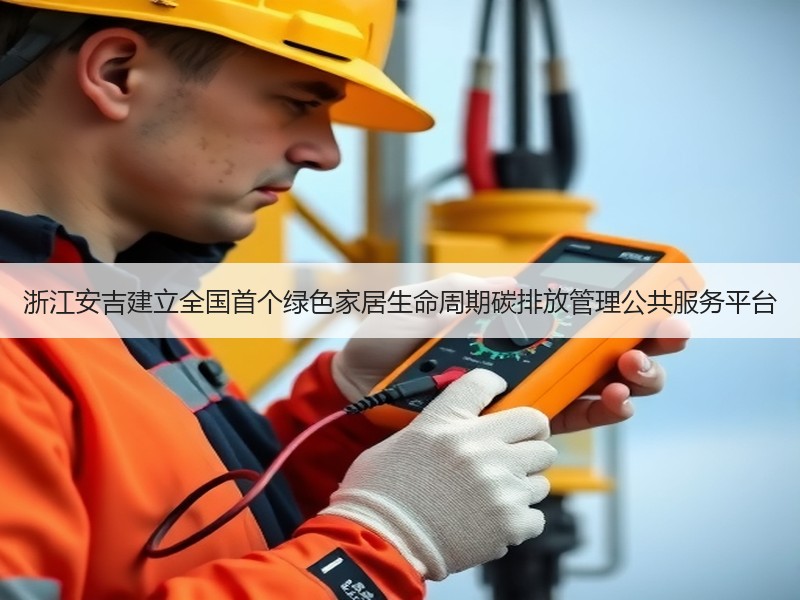 浙江安吉建立全国首个绿色家居生命周期碳排放管理公共服务平台
