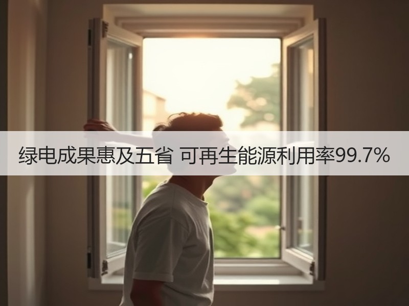 绿电成果惠及五省 可再生能源利用率99.7%