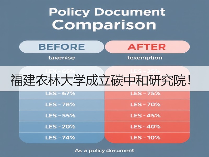 福建农林大学成立碳中和研究院！