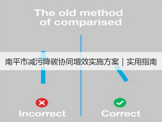 南平市减污降碳协同增效实施方案｜实用指南(图1)