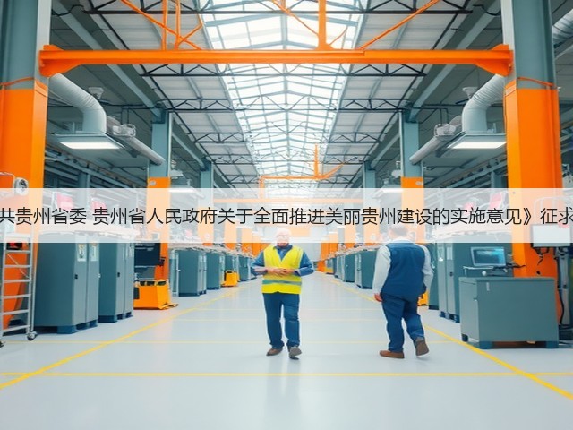 《中共贵州省委 贵州省人民政府关于全面推进美丽贵州建设的实施意见》征求意见(图1) 《中共贵州省委 贵州省人民政府关于全面推进美丽贵州建设的实施意见》征求意见(图1)